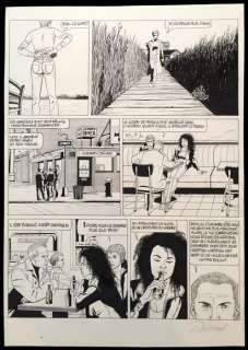 Renaud - Planche originale (p.4) - Jessica Blandy T.24 - Les Gardiens | Catawiki