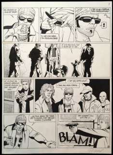Renaud - Planche originale (p.8) - Jessica Blandy T.24 - Les Gardiens | Catawiki