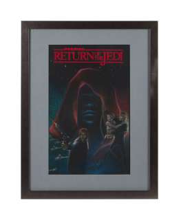 Star Wars: Return of the Jedi | Framed "Master Luke Collage" Poster Mock-Up Original Artwork | Julien’s