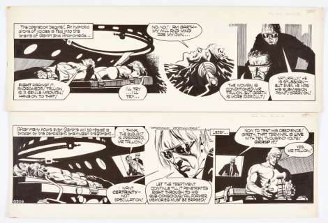 Garth: The Wreckers. Two original consecutive artworks (1973) by… | Comic Book Auctions ltd