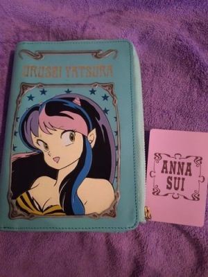 ANNA SUI x Urusei Yatsura Blau Geldbörse Etui mit Innentasche Neu | eBay Europe (Buy It Now)