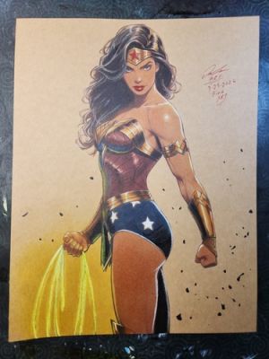 Wonder Woman Galactic Original Comic Art Signed 8.5x11 COA Incl | eBay US (Buy It Now)