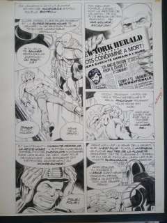 mikros - Jean-Yves Mitton - Original Page Art + Color Layer - Other - (1982) | Catawiki