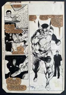 Frank Miller, Josef Rubinstein, Chris Claremont - Frank Miller Wolverine #1 Page 10 1982 Signed