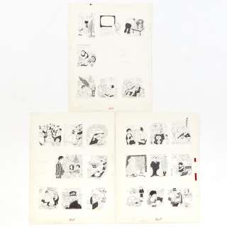 A complete set of original art for a story in MAD #124 - "Christmas Is..." AL JAFFEE | misc / divers