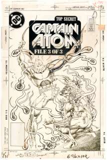 "CAPTAIN ATOM" #28 COVER ORIGINAL ART. | Hake’s