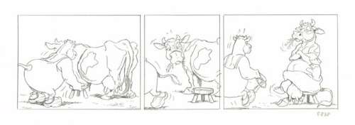 Boes - Originele strook uit Boes Integraal 7 - Format: 42 x 15 cm. | Catawiki