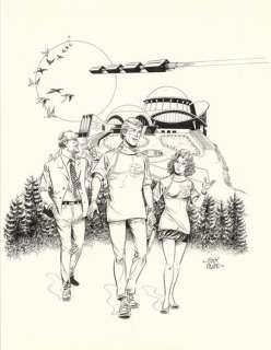 Eddy PAAPE (1920-201... - Lot 548 - * Luc Orient Encre de Chine sur papier pour un dessin...