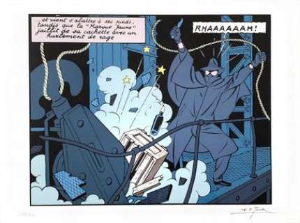 Jacobs, Edgar P. | JACOBS, EDGAR P.. Blake et Mortimer. «Rhaaaaaah!» Sérigraphie... | Aibo Art Auction