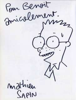 SAPIN, MATHIEU & SATTOUF,... - Lot 369 - SAPIN, MATHIEU & SATTOUF, RIAD. Laura et Patrick. Dessin...