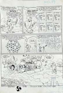 Stuff et Janry/Passe-moi l’ciel. Planche originale du jeu… | Dagoty