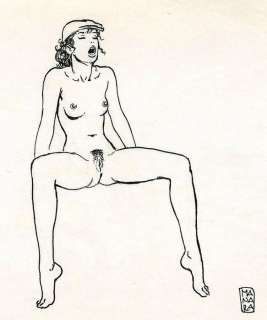 Milo Manara - Original "Kamasutra" drawing - Page volante - EO | Catawiki