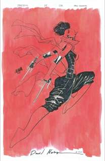 David Nakayama | Daredevil #29 By David Nakayama [Original Art] Elektra Daredevil | ComicArtFans Classifieds