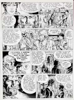 Swolfs | Durango, planche n°11 Ã  l’encre de Chine de l’é… | Banque Dessinée