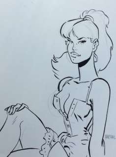 Meynet, Félix  - Dessin original - Femme | Catawiki