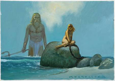 Segrelles Vicente - "Poseidon", 1997 | Urania Casa d’Aste