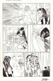 John Romita Jr., Klaus Janson - fallen son: the death of captain america #3 p. 14 - iron man, firebrand, kate bishop, and patriot action - 2007