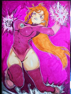 Leoartcomics(Léo Oliveira) | Atom Eve Pin Up ART by Renato | Raremarq (Buy It Now)