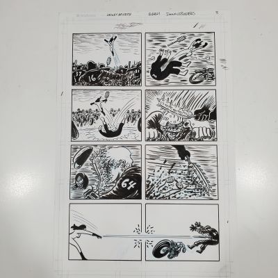 Wesley Griffith, Wesley Griffith, Rocko Jerome | Donna Vs Rockers Page 8 | ComicArtFans Classifieds