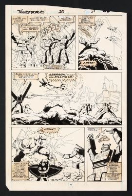 Don Perlin | Transformers #30 (1987) Page 19 Breakdowns By Don Perlin | ComicArtFans Classifieds