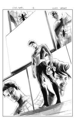 Carmen Carnero | Civil War #2 Variant Cover | The Green Room