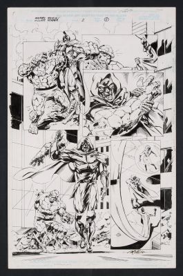 Sal Velluto, Steve Geiger | Silver Surfer: Loftier Than Mortals #2 (1999) Page 9 Pencils By Sal Velluto, Inks By Steve Geiger | ComicArtFans Classifieds