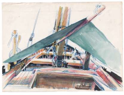 Yvon Le Corre | ELIBOUBANE Cabanage, 45,5x35 cm | A la marge