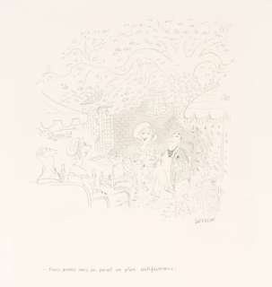 Jean-Jacques Sempé... | Jean-Jacques SEMPÉ (1932-2022) Le plan antifourmis Encre... | misc / divers