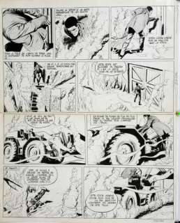 Forton | Bob Morane, planche n°10 Ã  l’encre de Chine de l… | Banque Dessinée