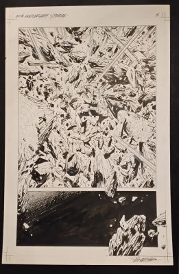 Butch Guice | Death of Superman 30Th Anniversary Special Pg. 5 | ComicArtFans Classifieds