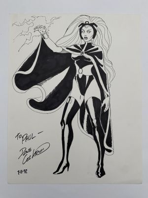 Dave Cockrum, Dave Cockrum | Storm (X-Men) Original Signed Art/Sketch By Dave Cockrum (1992) | ComicArtFans Classifieds