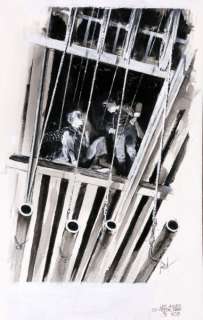 Follet | Les Ailes de Peter Pan, illustration au lavis et Ã… | Banque Dessinée