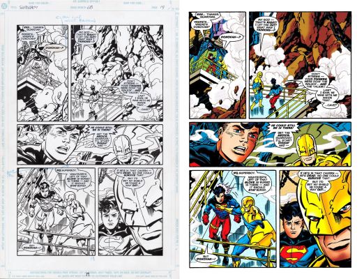 Tom Grummett, Mike Manley | Grummett, Tom - Superboy #68 P.19 - $285 | ComicArtFans Classifieds