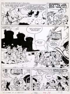 Mazel | CÃ¢line et Calebasse, planche n°4 Ã  l’encre de C… | Banque Dessinée