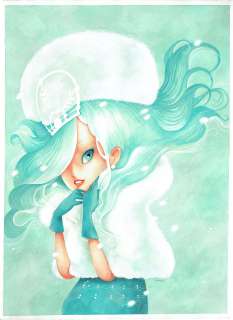 Daniela VOLPARI - La reine des neiges Portrait grand format