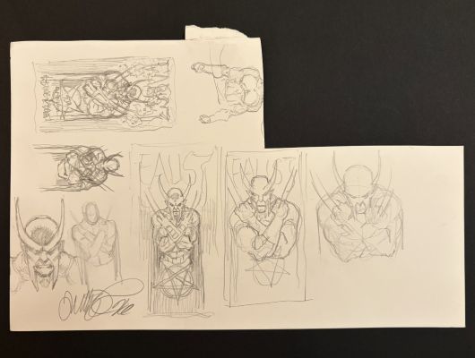 Tim Vigil | Tim Vigil - Faust Prelims | ComicArtFans Classifieds