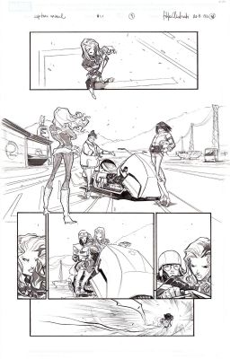 Filipe Andrarde | Andrade - Captain Marvel #11 P.7 | ComicArtFans Classifieds