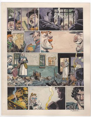 Enrique Breccia | Enrique Breccia - Les Sentinelles | ComicArtFans Classifieds