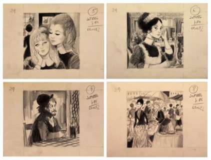 Hugues Ghiglia Dessinateur,... | Hugues Ghiglia dessinateur, illustrateur et peintre... | Arthema Auction