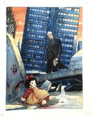 Roberto de Angelis | Original cover for Nathan Never Maxi n. 1. Cm. 25,5x32,5. Signed. Mint. Code 2283. | Segni e Disegni