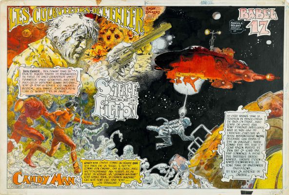 Lot 348 - Moebius (Jean Giraud) - "Chronique Science Fiction", 1974 | Urania Casa d’Aste