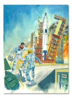 Weinberg, Albert | DAN COOPER. Panik auf Kap Kennedy . Gouaches… | Coutau Bégarie