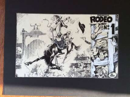 Matena, Dick - Originele pentekening - Rodeo no. 1 - (1960) | Catawiki