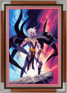 "MAGIC: THE GATHERING - PRELUDE TO WAR" RAVIDEL BATTLEMAGE FRAMED ORIGINAL ART BY GREG HILDEBRANDT. | Hake’s