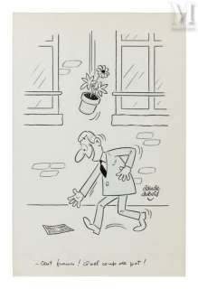 Dubois, Claude (1934... | Chance - Dessin original humoristique paru dans un... | Maison Good