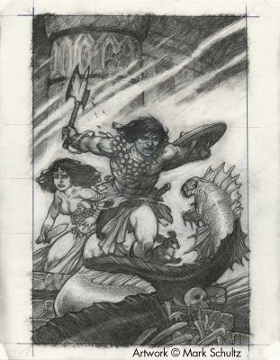 Mark Schultz | Conan Alternative Cover | Flesk