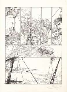 Eric STALNER (né en ... - Lot 276 - La croix de Cazenac - La mort du tigre Encre de Chine...