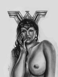 Sexy Wonder Woman - Original drawing by Henry Simon | Catawiki