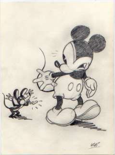 XAVI  (Xavier Vives Mateu) - Original drawing (pencil draft) - mouse mocks mouse - (2017) | Catawiki