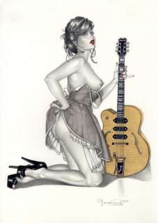 Pin Up - Casotto - original illustration - Page volante - EO - (2018) | Catawiki